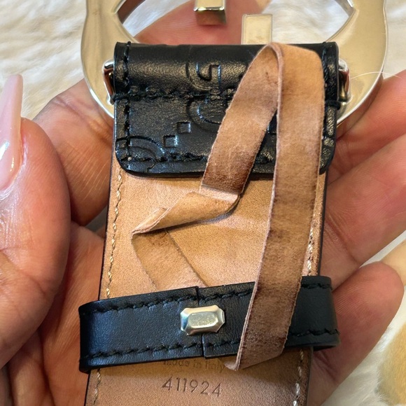 Gucci Black Guccissima Leather Belt - Picture 13 of 16